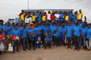 CARAVANE DE SENSIBILISATION DE MASSE DANS LES LOCALITÉS A FORTE PRÉVALENCE, FORTE INCIDENCE ET FAIBLE TAUX D’UTILISATION DU PRÉSERVATIF